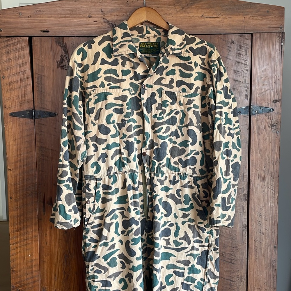 Vintage Camouflage Jumpsuit